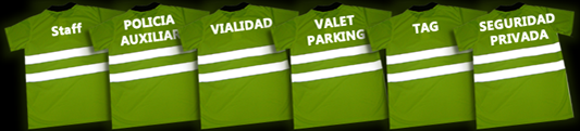 playera tipo polo amarillo con lineas reflejantes con personalizacion en la espalda